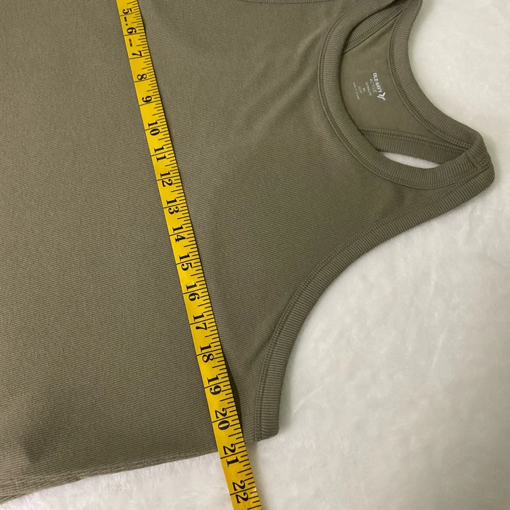 Old Navy Active Ultralite Go Dry Racerback Rib-Knit Ruched Dress Size 2X - Picture 7 of 9